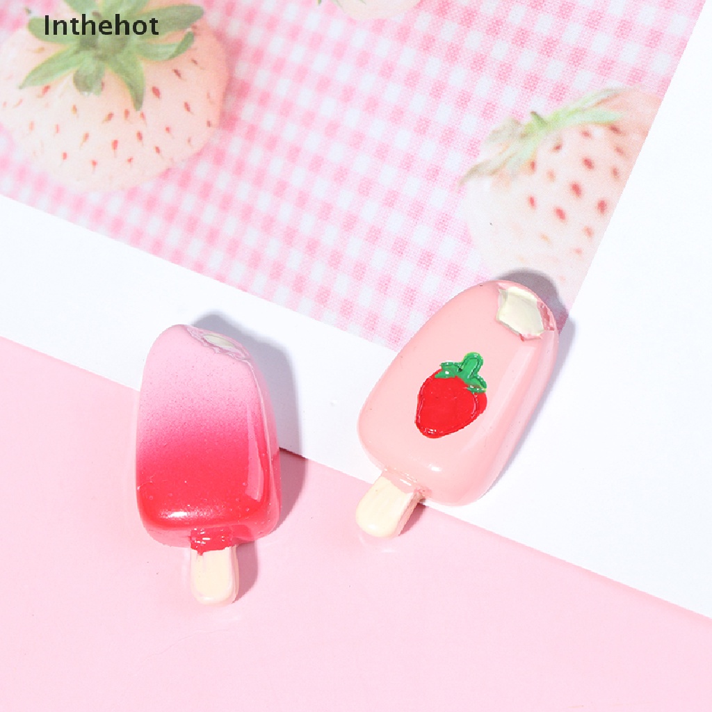 Set 5 cây kem đồ chơi tỉ lệ 1:12 1:6 cho nhà búp bê