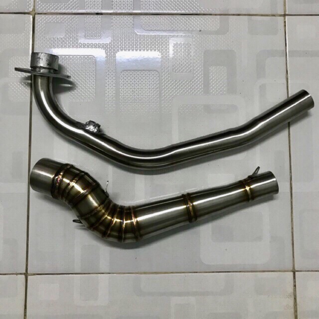 Lẻ khúc cong cổ pô hai khúc inox 304 hàng nhập chuẩn chất lượng cao