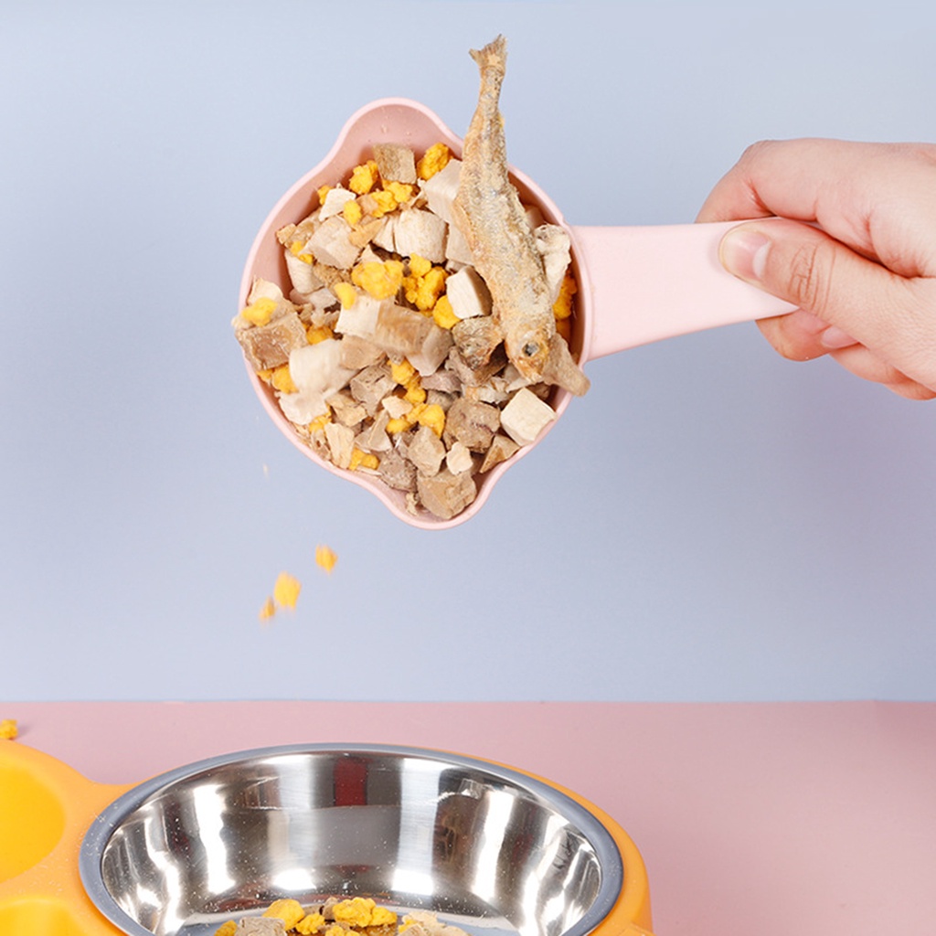 Muỗng Múc Thức Ăn Cho Thú Cưng Hình Quả Chanh Chất Liệu Dày Dặn