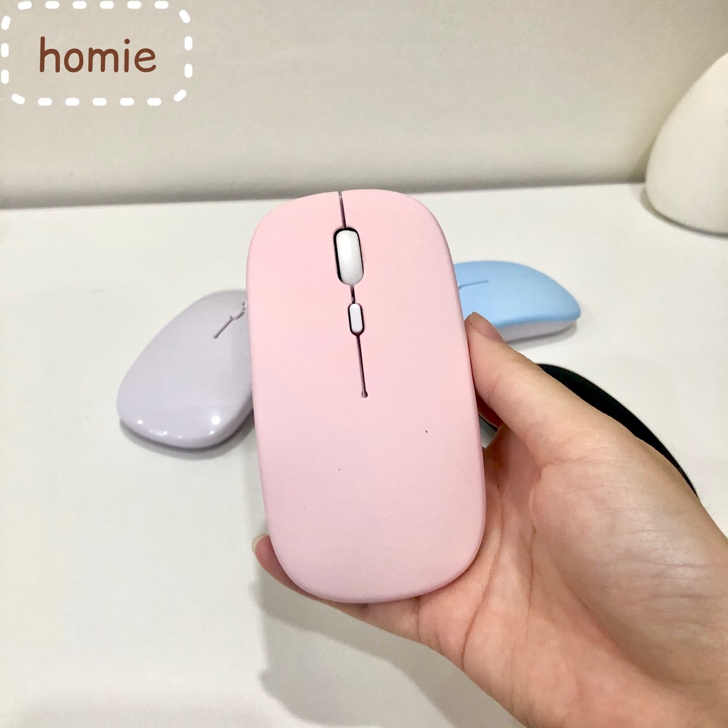 Chuột không dây kết nối Bluetooth, USB 2in1 - hỗ trợ máy tính WINDOW, MACOS, điện thoại, máy tính bảng