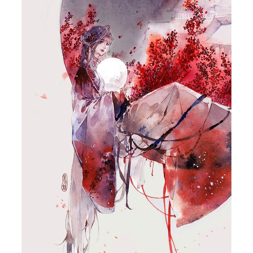 Sưu Thần Ký - Artbook hướng dẫn vẽ màu nước nhân vật nghệ thuật