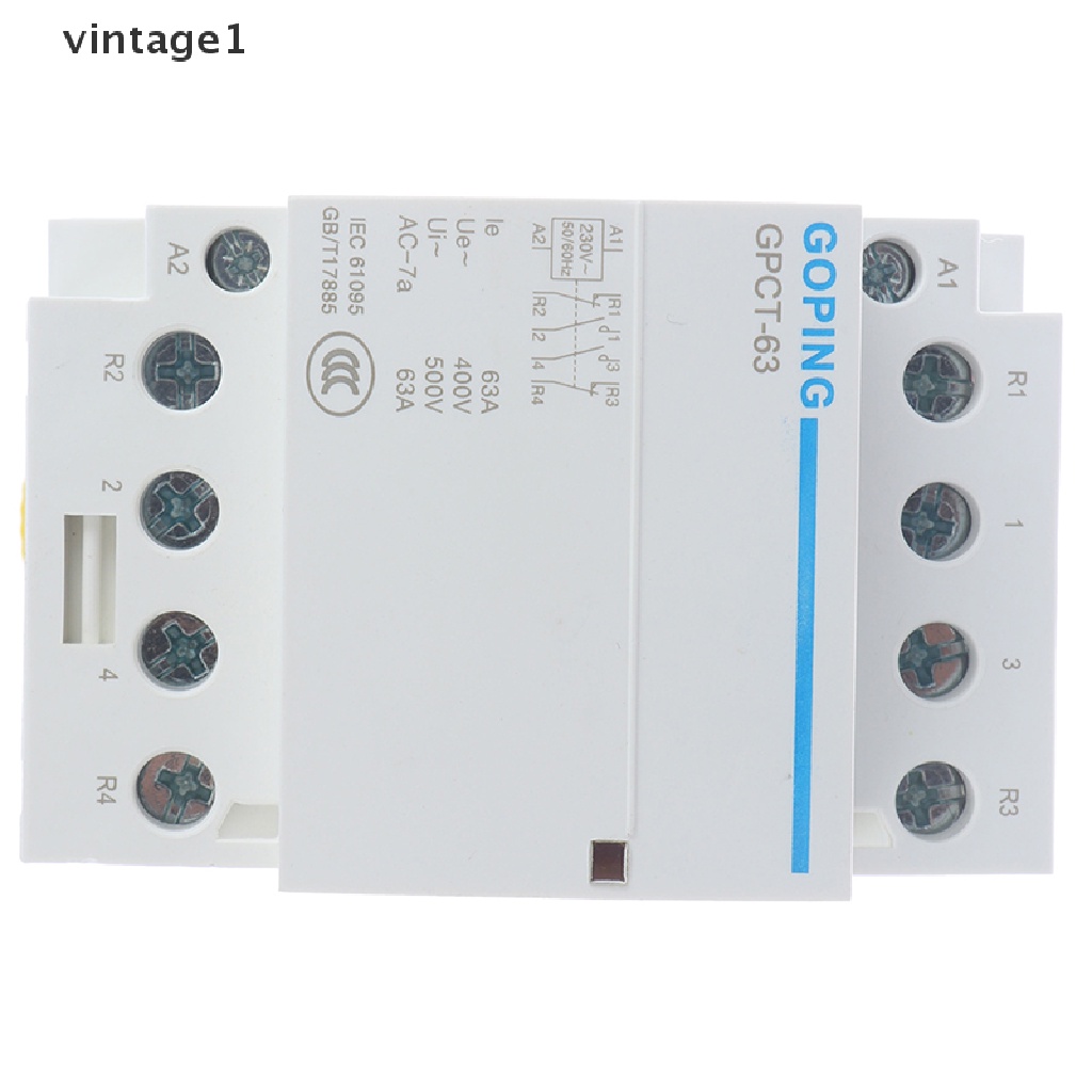 Công tắc tơ 4P 63A 2NC 2NO 220V 400V ~ 50 / 60HZ