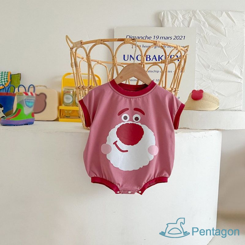 Đồ Liền Thân Ngắn Tay Cổ Tròn Cho Bé Trai Và Bé Gái