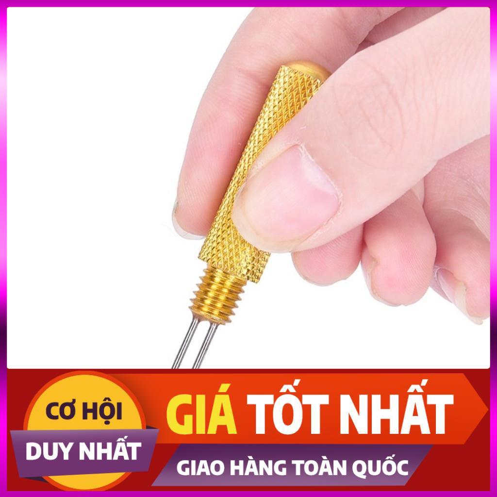 [Xả Kho 3 Ngày]  Dụng Cụ Hỗ Trợ Buộc Lưỡi Câu Cá lưỡi câu đài Bằng Kim Loại Màu Vàng Đồng