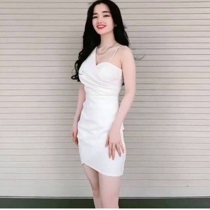 Đầm body dây GUYOURs váy thiết kế lệch vai sexy trẻ trung siêu đẹp nhiều màu đủ size GUV129