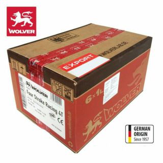 Combo thùng 6 lon nhớt wolver racig 4t 10w40