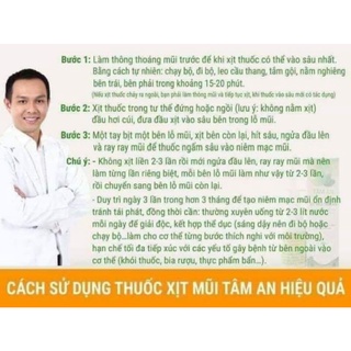 ( Chính Hãng) Xịt Xoang Tâm An Plus