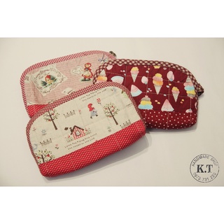 Bóp ví vải Nhật handmade best seller 12x19cm đựng điện thoại, thẻ, tiền...