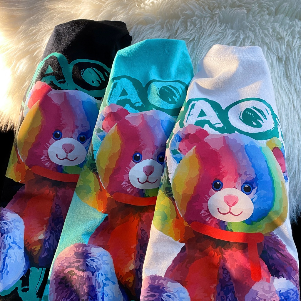 NRVP Áo thun cotton tay ngắn cổ tròn thời trang mùa hè phong cách Hàn Quốc cho nữ