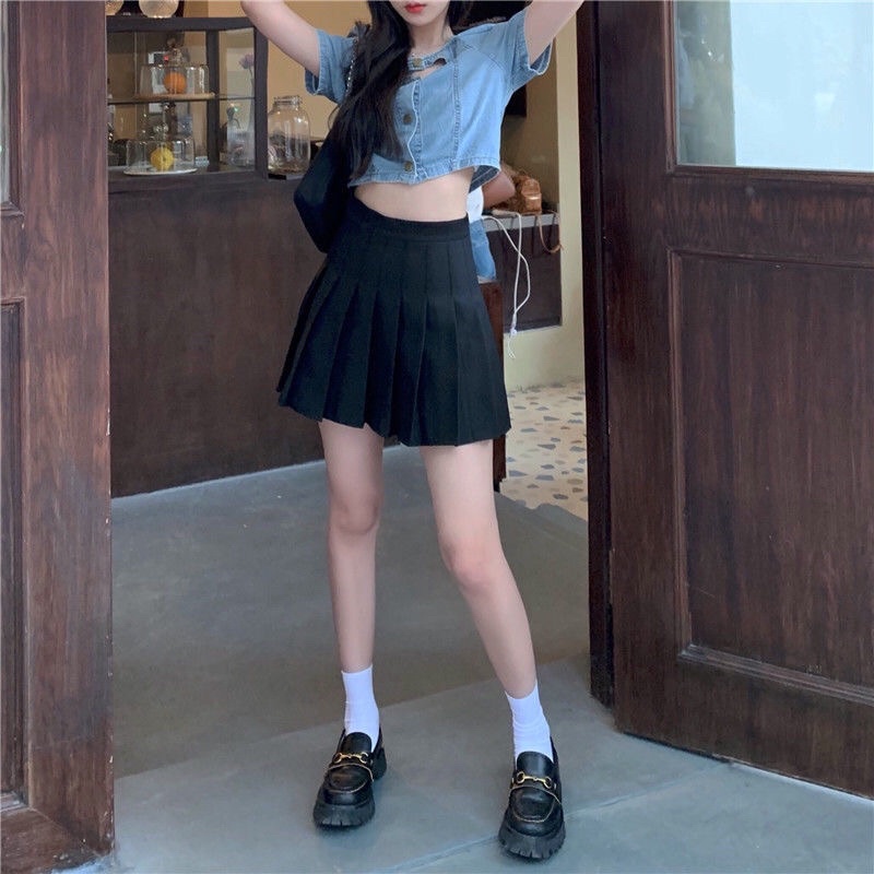 Áo Croptop jean nữ phong cách hàn quốc mẫu mới mã QD070