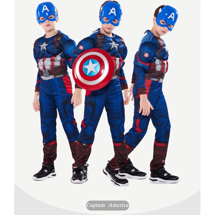 Bộ đồ hóa trang nhân vật siêu anh hùng The Avengers dành cho bé