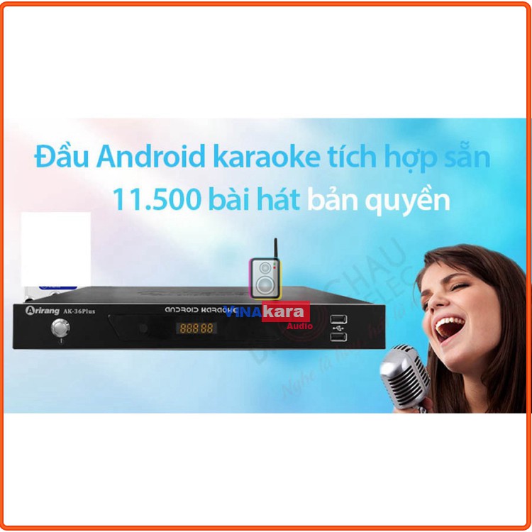 ĐẦU ANDROID KARAOKE ARIRANG AK-36 PLUS Chính hãng