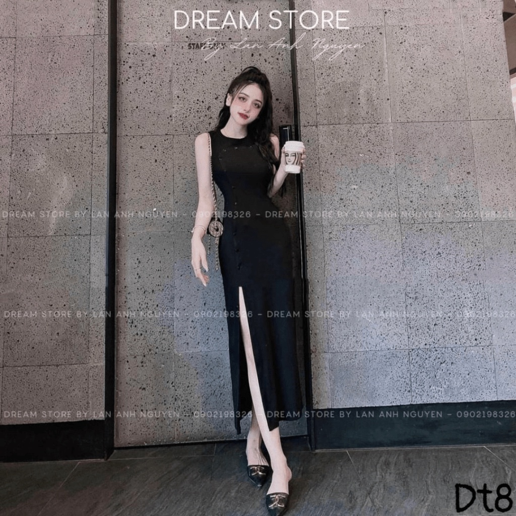 (MẪU MỚI) ĐẦM BODY DÀI XẺ ĐÙI TÔN DÁNG SEXY SANG CHẢNH ĐI CHƠI VŨ TRƯỜNG ĐẸP HẾT NẤC HHP FASHION