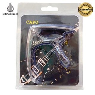 Capo có khóa móc chốt ghim tiện lợi khi thay dây đàn