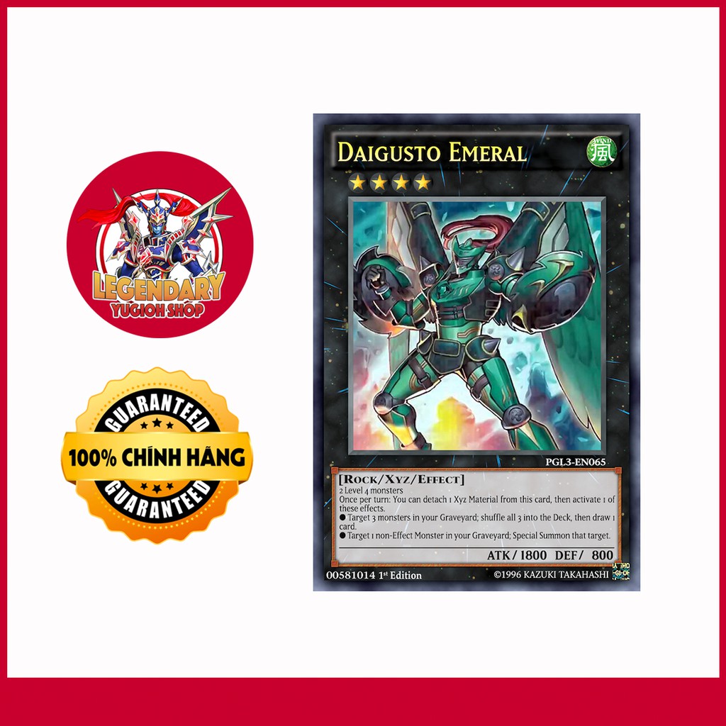 [EN-JP][Thẻ Bài Yugioh Chính Hãng] Daigusto Emeral