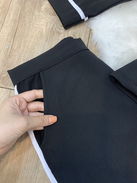 Set Áo Viền Quần Suông Bigsize