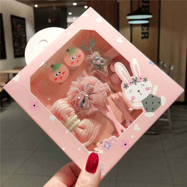 Hộp Kẹp Tóc Dễ Thương Cho Bé Gái