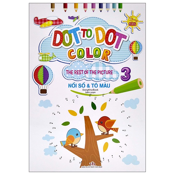 Sách Dot To Dot Color - The Rest Of The Picture - Nối Số Và Tô Màu 3