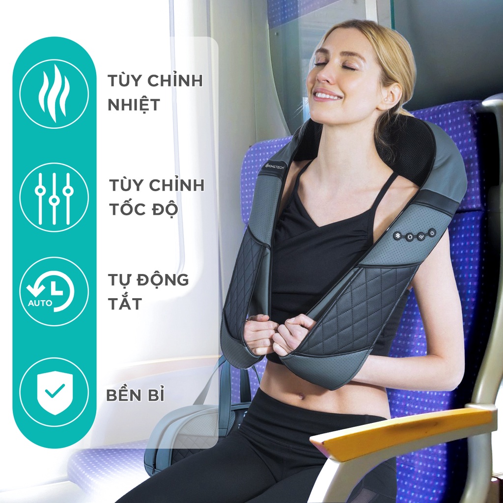 Máy Massage Cổ Vai Gáy Chuyên Sâu KINGTECH KS-460, Chức Nhiệt Hồng Ngoại