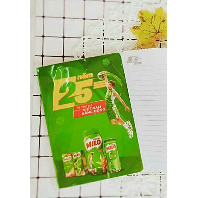 SỔ TAY GHI CHÉP MILO