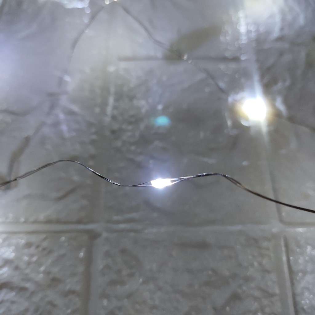 Đèn Led Trang Trí Fairy Dài 1.7  Mét - Không Chớp - Pin AA