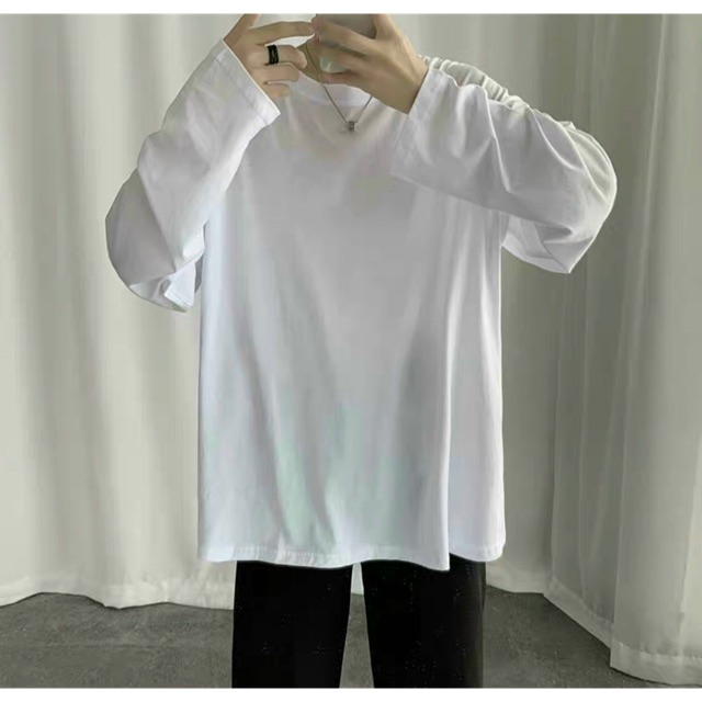 áo tay dài unisex from rộng ( kèm ảnh thật )