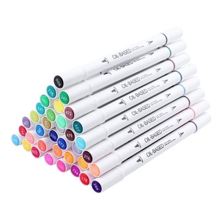Bút màu marker 2 đầu baoke mp2923 12-18-24-36-48 màu - vpp quế anh