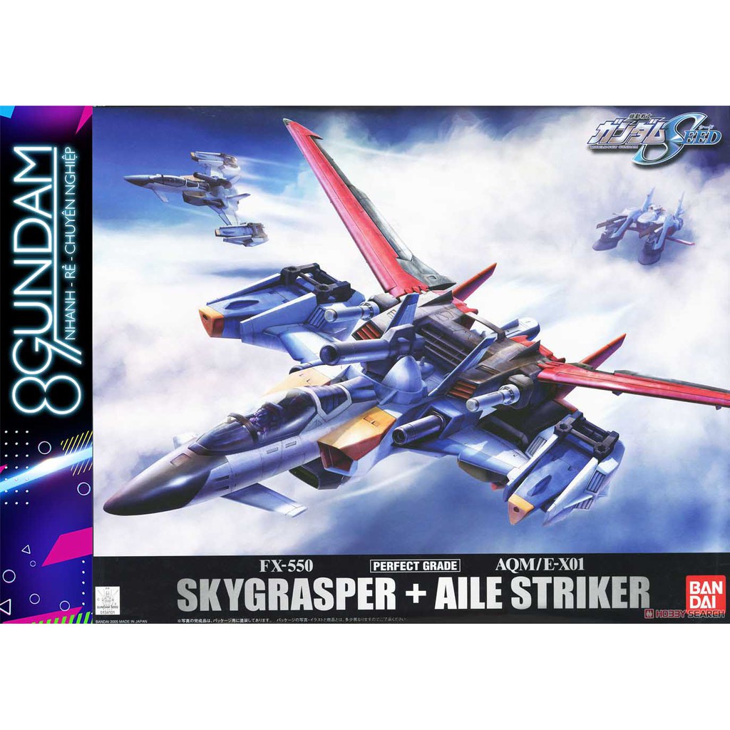 Mô Hình Lắp Ráp PG FX-550 Skygrasper + Aile Striker (tặng kèm base)