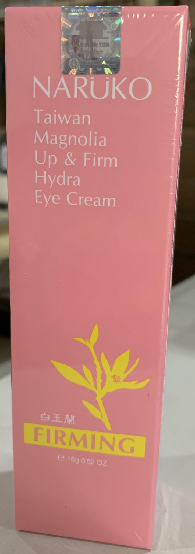 Kem dưỡng vùng mắt Naruko Taiwan Magnolia Brightening and Firming Vitamin K Eye Cream EX 15g (Bản Đài)