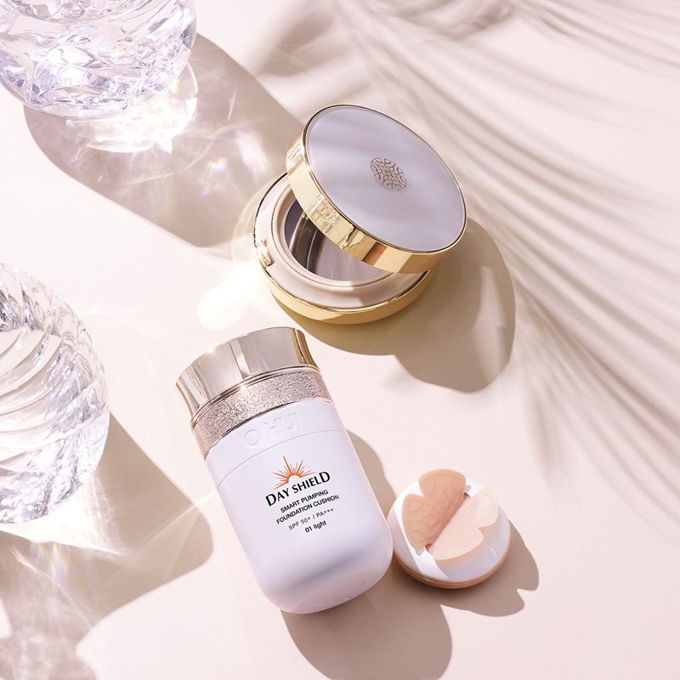 Phấn nước chống nắng che khuyết điểm OHUI Day Shield Smart Pumping Foundation Cushion SPF50+ Pa+++ 30ml | BigBuy360 - bigbuy360.vn