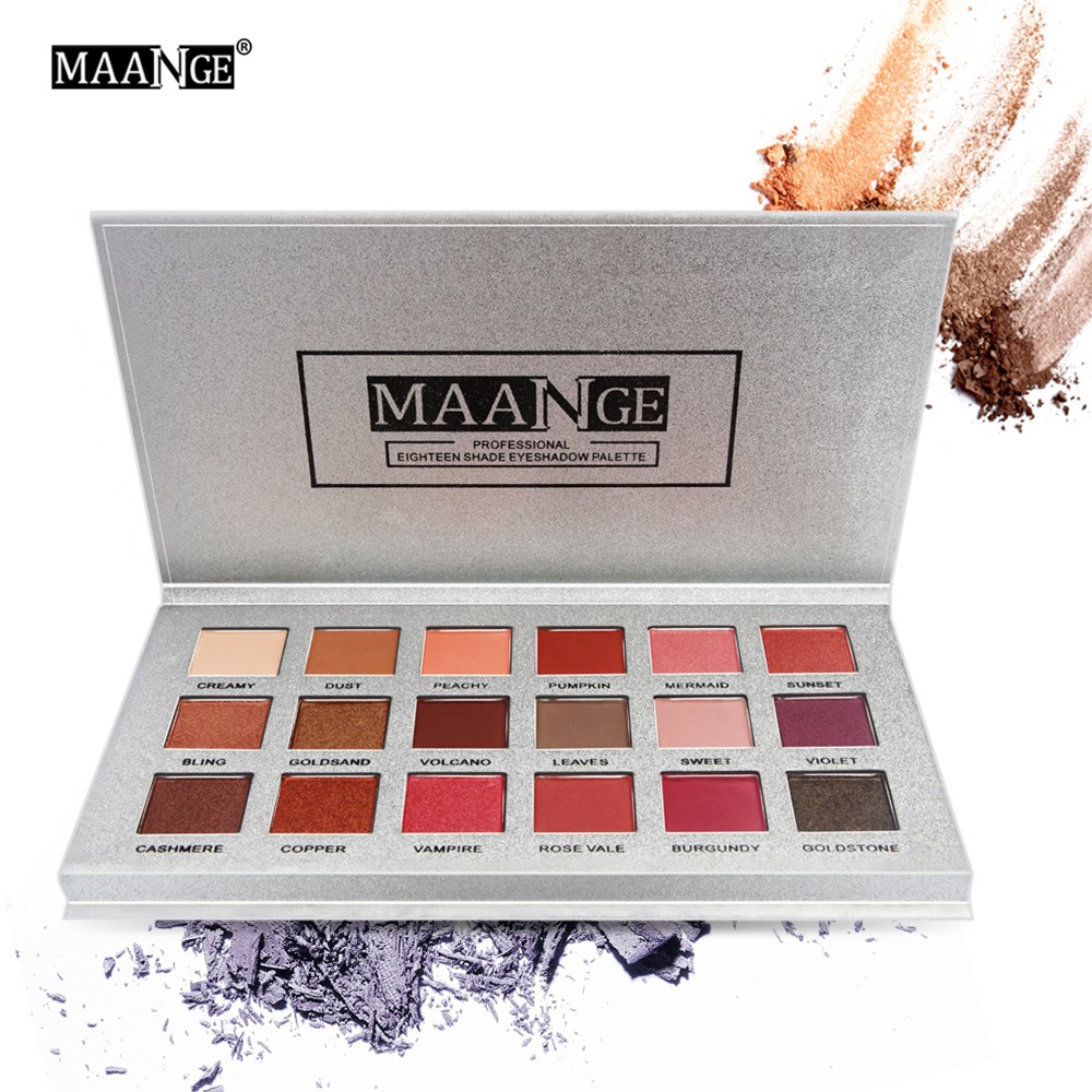 (Hàng Mới Về) Bảng Phấn Mắt 18 Màu Sắc Lâu Trôi Trang Điểm Thời Trang | BigBuy360 - bigbuy360.vn