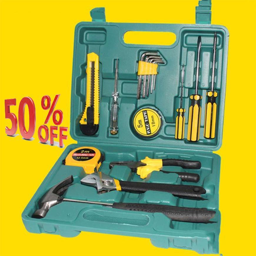 Bộ dụng cụ sửa chữa đa năng SSR 16 chi tiết full hộp đựng tiện lợi MiibooShi D2.076