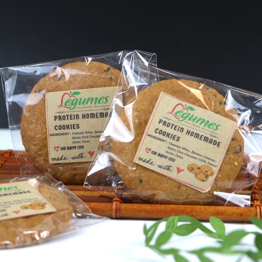 Combo 10 Whey Protein Cookie - Bánh Quy Bổ Sung Protein Giòn Rụm, Không Đường, Không Bột Mì, Ít Calo, Giàu Dinh Dưỡng