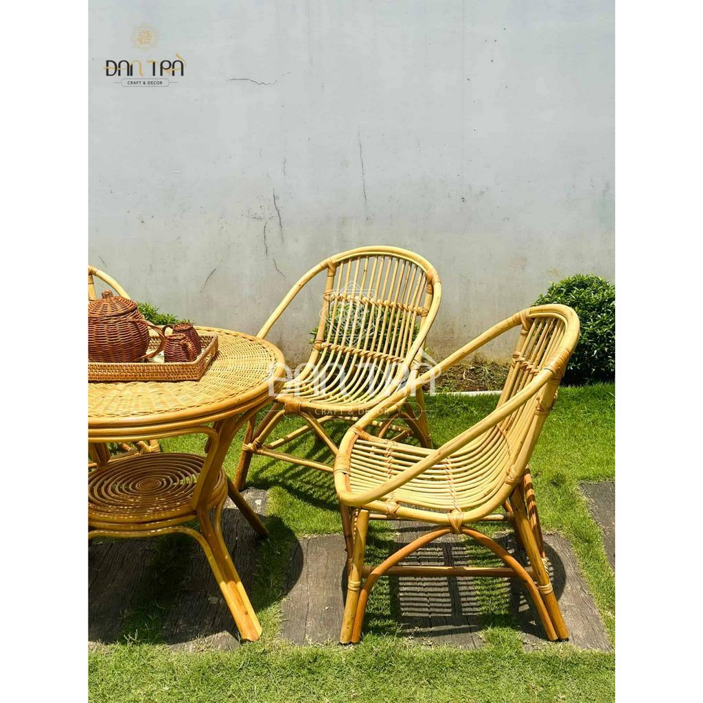 Ghế Mây Sò Cao Cấp, Ghế Café Giá Rẻ, Ghế Coffee Mini Đẹp, Ghế Cà Phê Có Tựa Lưng, Ghế Mây Tre Đơn, Nội Thất Mây Tre Đan