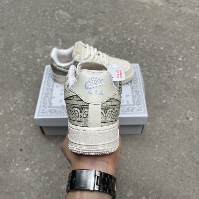 Giày Thể Thao AF.1 Bigassteam cream nam nữ