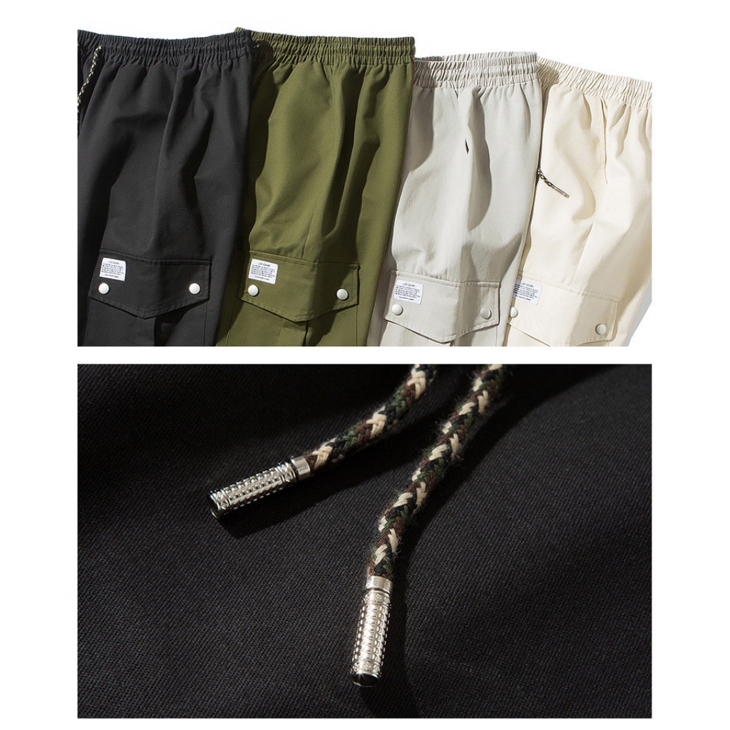 Quần jogger nam kaki cao cấp phối túi hộp dáng hàn phong cách đường phố mẫu mới SKU12 9CLOTHING