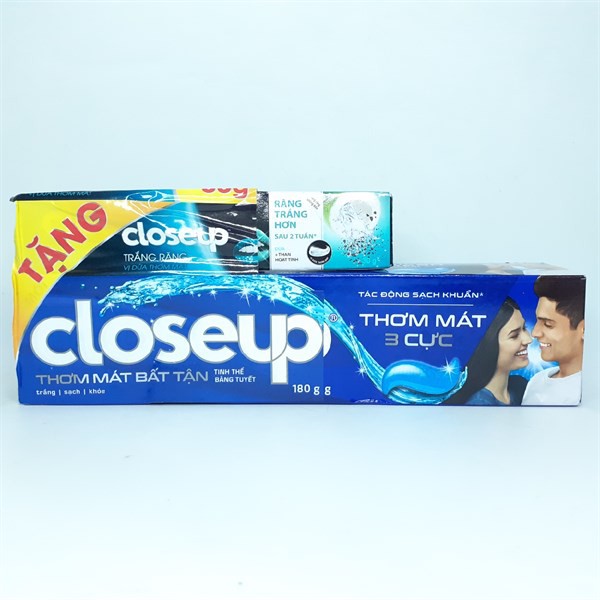 Kem đánh răng Close Up Thơm Mát Bất Tận 180g