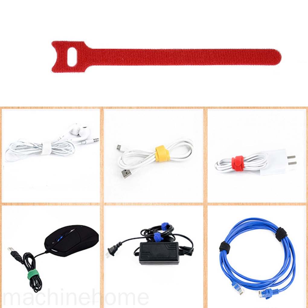 Set 50 dải nylon buộc dây cáp điện thoại có thể điều chỉnh và tái sử dụng