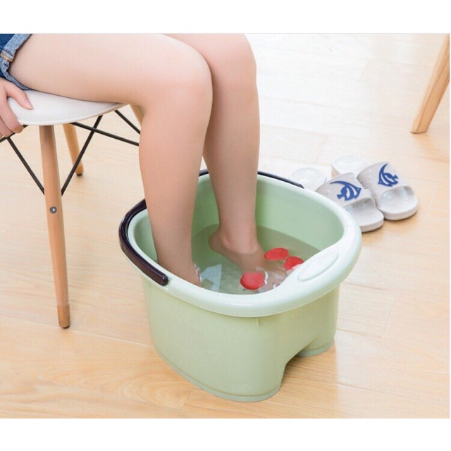 Chậu Ngâm Chân Có 4 Con Lăn Massage