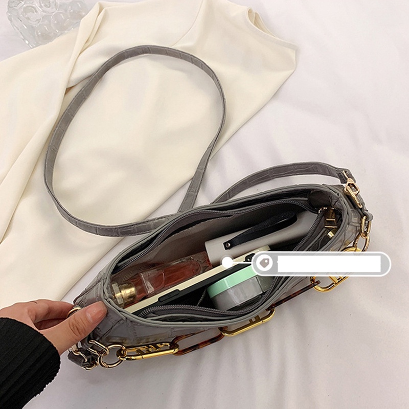 Túi Đeo Vai Họa Tiết Vân Đá Phong Cách retro Cho Nữ