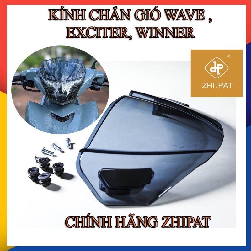 Kính Chắn Gió EX135-EX150-WINNER Hàng Chính hãng ZHI.PAT