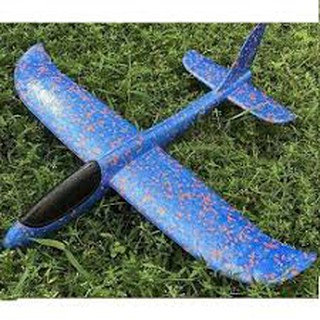 Máy bay xốp có led - Trò chơi phóng máy bay .- lớn 26cm x12 cm