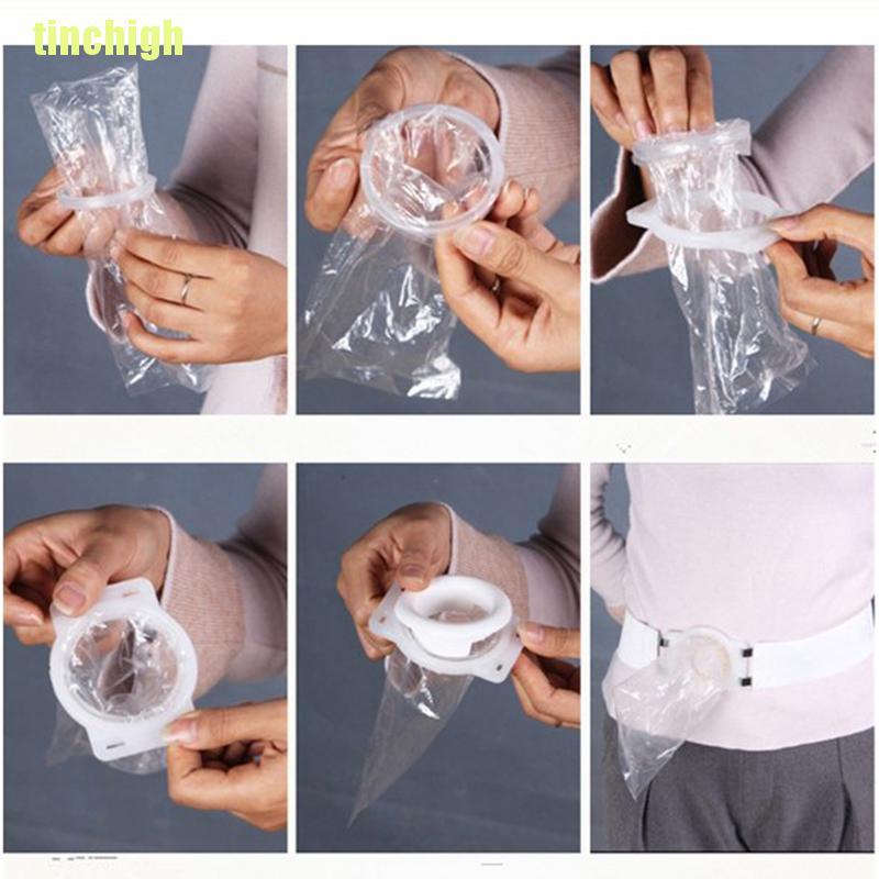 Túi Đựng Rác Nhân Tạo Có Lỗ Thoát Hiểm Và Dây Đeo