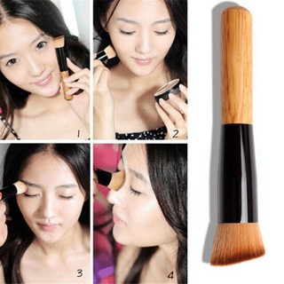 Cọ trang điểm chuyên nghiệp đầu vạt xéo với lông cọ mềm mại với làn da