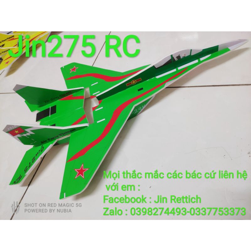 ❤️ Siêu Sock❤️Bộ vỏ kit MiG 29 K sải 45cm