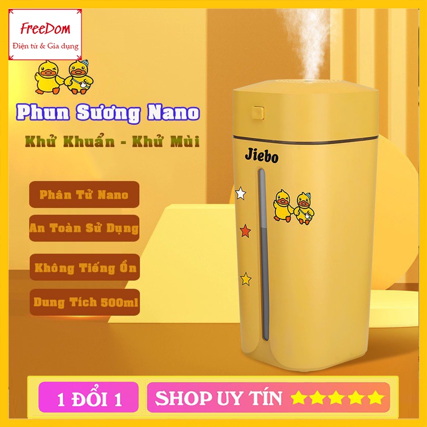 Máy Xông tinh dầu phun sương tạo ẩm khuếch tán tinh dầu dung tích 500ml máy lọc không khí cao cấp