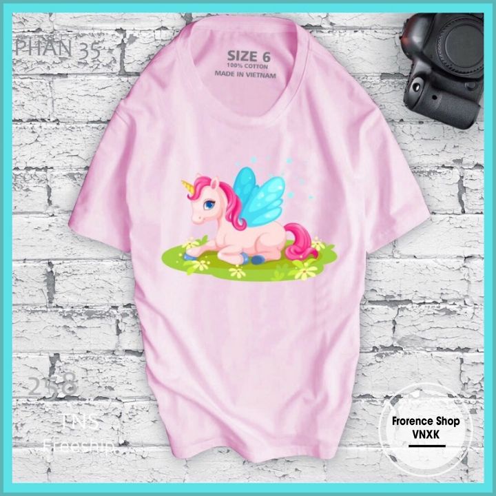 Áo thun bé gái từ 1-12 tuổi,áo phông trẻ em chất liệu vải thun cotton co giãn 4 chiều vải mềm mịn thoáng mát từ 10-38 kg