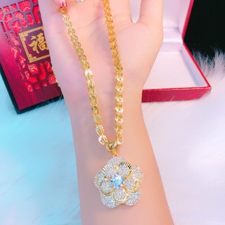 Dây chuyền nữ dây phụng mặt hoa mai D4343
