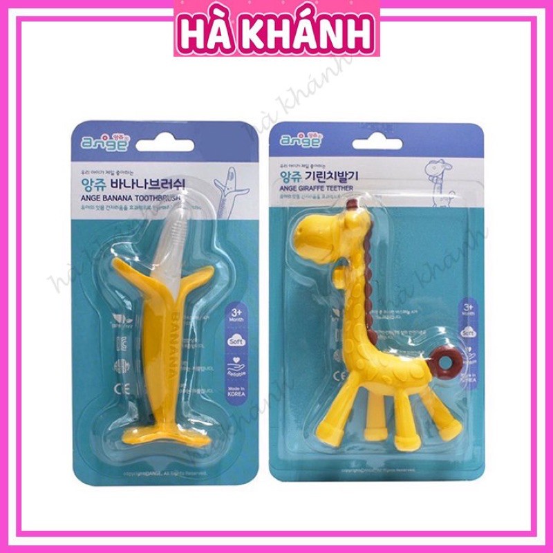 Gặm nướu chuối / Gặm nướu hươu Ange cho bé - Made In Korea