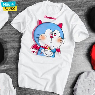 Áo Thun Cặp Siêu Hot Với Hình Mèo Ú Doremon Siêu Ngầu F702L6
